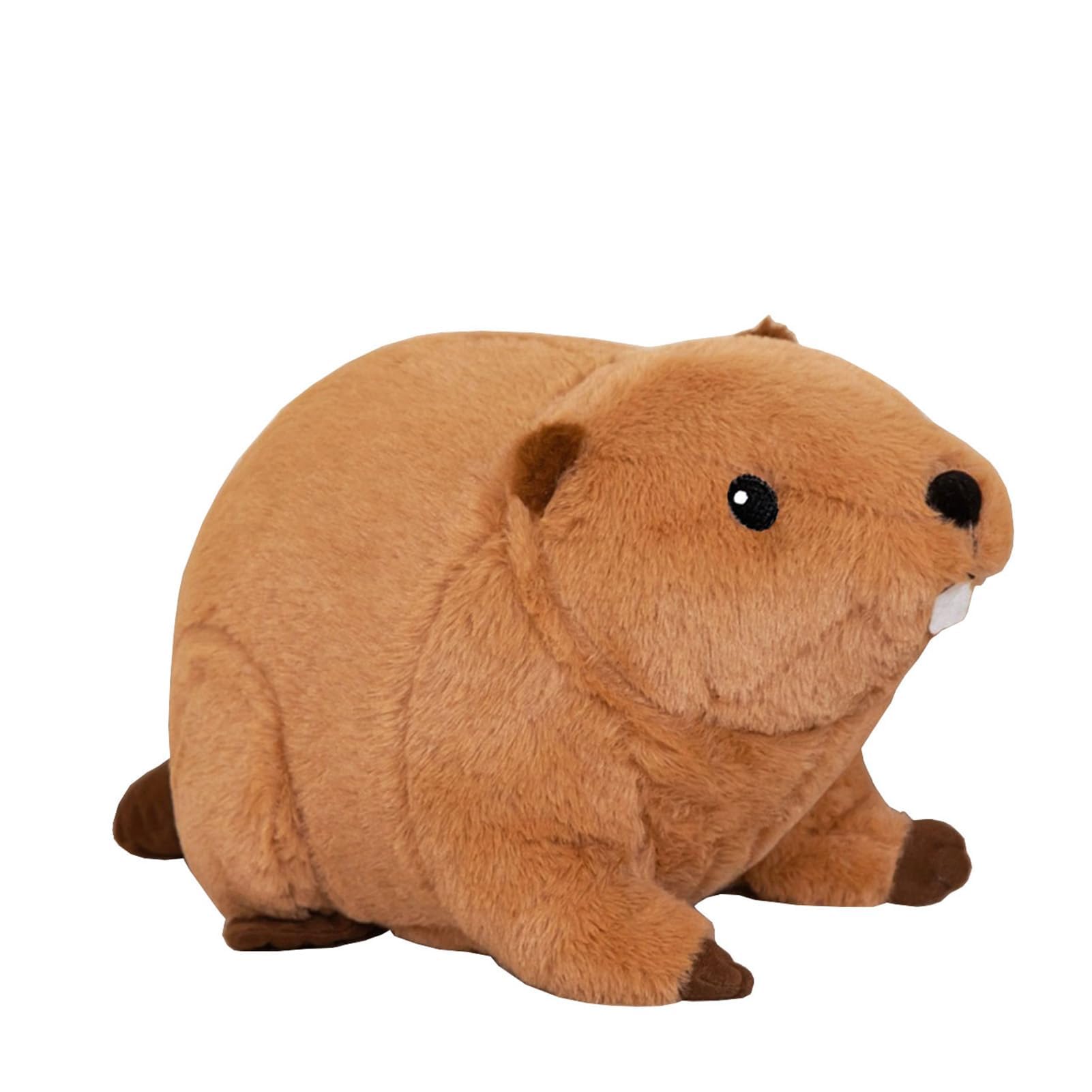 Hofun4U Beaver Plush Pillow With Big Front Teeth, Beaver Stuffed Animal, For Kids Adults (Brown 24.4 Inch)